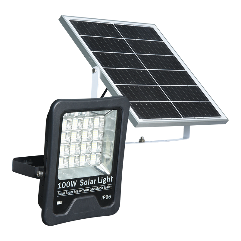 Solární záplavové světlo PY-SLFL20-100W s lithium-iontovou baterií