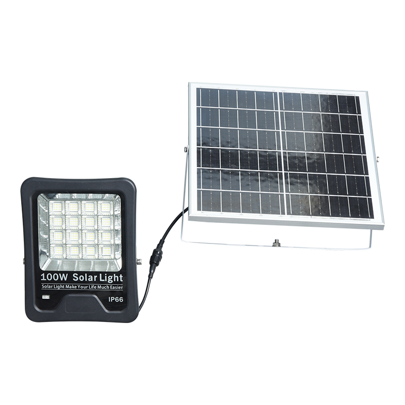 Solární záplavové světlo PY-SLFL20-100W s lithium-iontovou baterií